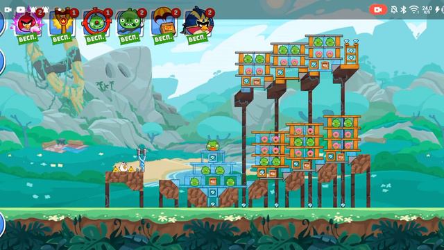 Angry Birds Friends Все Рогатки и Все Повер-Апы и Турнир #5 смотреть онлайн