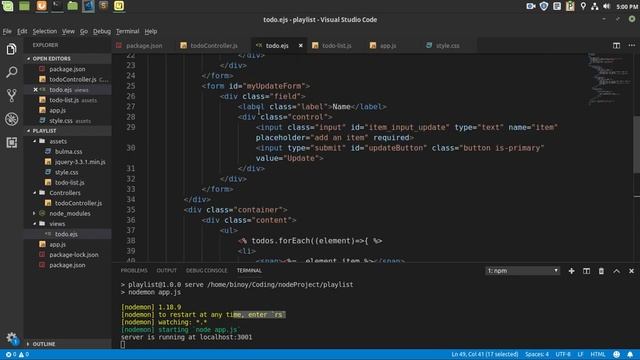 todo application with mongo db смотреть онлайн