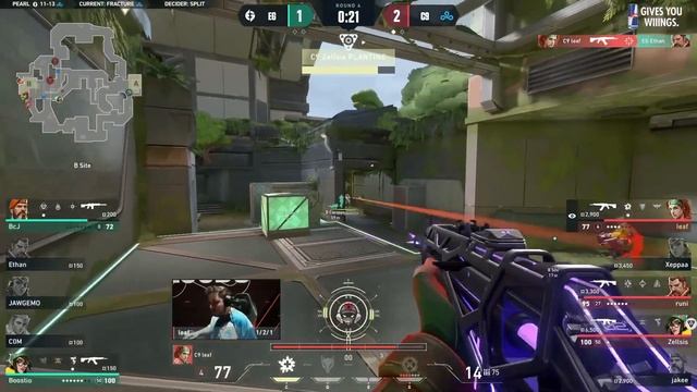 C9 leaf Crazy Tapping 4k vs Evil Geniuses | VCT Americas смотреть онлайн