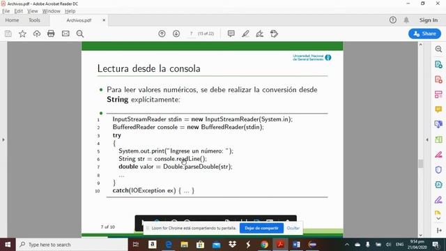 Semana 7, Parte 5: Momento tecnológico "Archivos en Java" смотреть онлайн