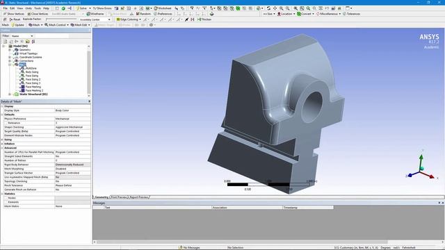 ANSYS Student: Meshing Best Practices for Students смотреть онлайн