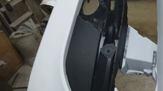 Покраска нового бампера на Лада X-Rey смотреть онлайн