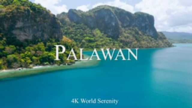 Palawan UHD - Scenic Relaxation Film With Calming Music - 4K Video Ultra HD смотреть онлайн
