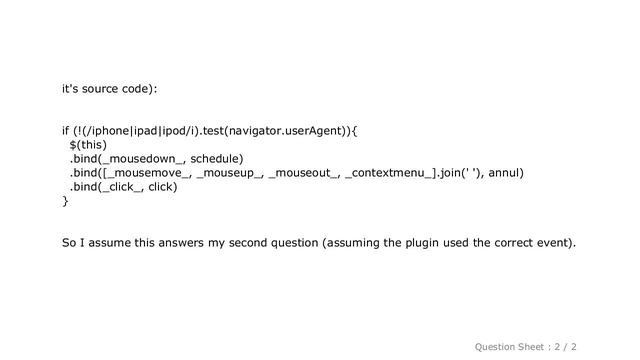 jQuery : Preventing default context menu on longpress / longclick in mobile Safari (iPad / iPhone) смотреть онлайн