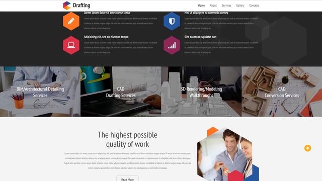 Drafting Room Website Template by WT - 54571 смотреть онлайн