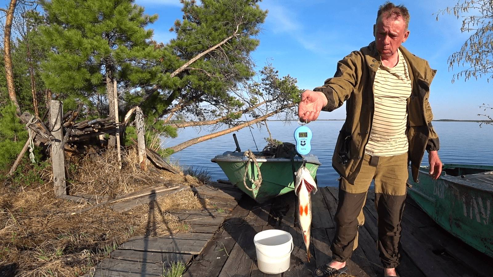 Забросили одного в тайгу ХМАО на рыбалку Часть1 смотреть онлайн