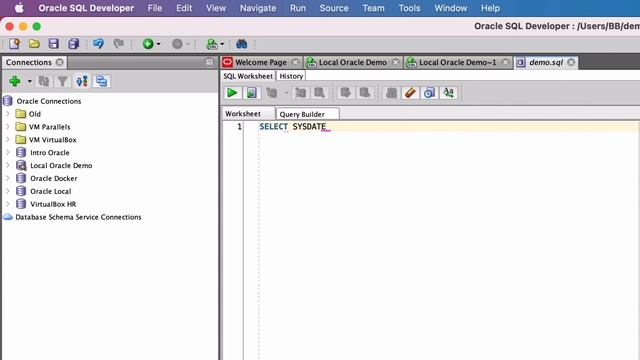 Oracle SQL Developer Tutorial (Feature Demonstration) смотреть онлайн