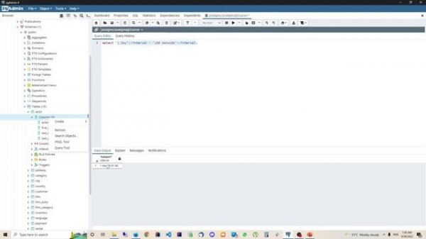POSTGRESQL Tutorial for beginners - Interval data types
