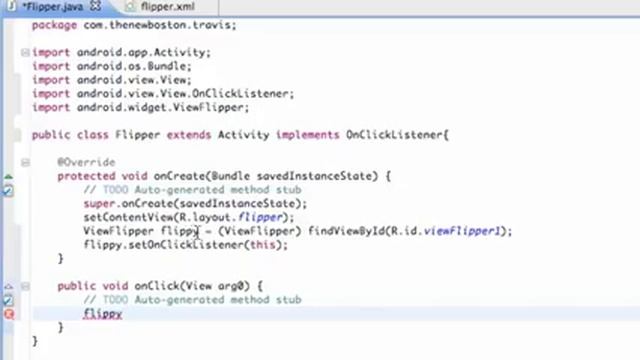 Android Application Development 94 ViewFlipper Example смотреть онлайн