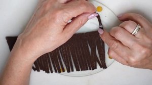 Украшения из кожи. Колье-подвеска. У вас получится!!! [diy]