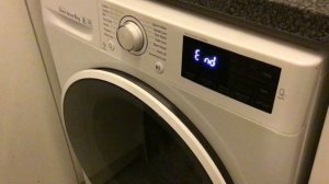 LG washing machine end tune