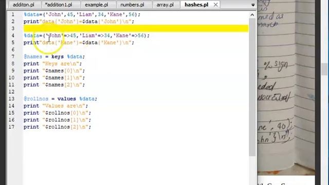 Perl arrays hashes and function смотреть онлайн