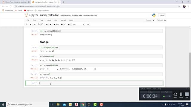 17-python temelleri(numpy methodları) смотреть онлайн