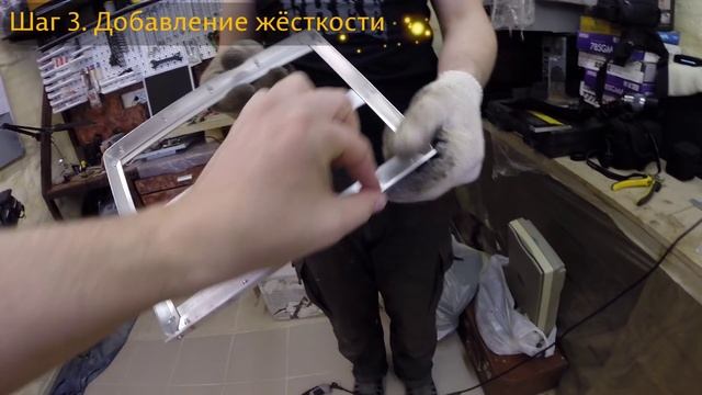 Yamaha YBR125 - #4 Рамка под номер своими руками; Yamaha YBR125 - #4 License plate; смотреть онлайн