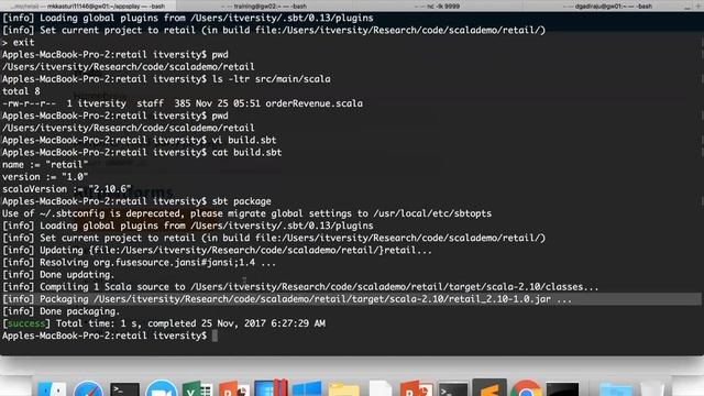 13 Scala Fundamentals - Development Cycle - Build and run jar file using set смотреть онлайн