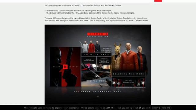 HITMAN 3 PREORDERS! Trinity Pack + Deluxe Content | HITMAN 3 News смотреть онлайн