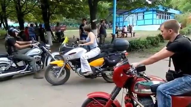 Мото слётВ гостях у шахтёровКрасный Луч 2013 смотреть онлайн