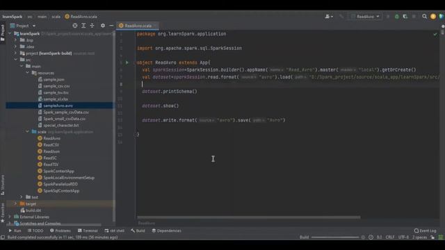 Read and Write Avro file using Spark with Scala смотреть онлайн