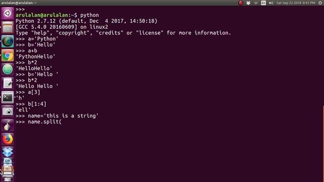 012 Python Strings | English | Split function смотреть онлайн