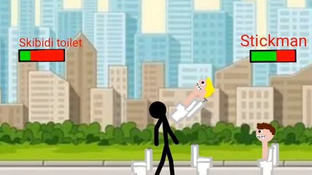 Skibidi toilet vs Stickman Рисуем мультфильмы 2 смотреть онлайн
