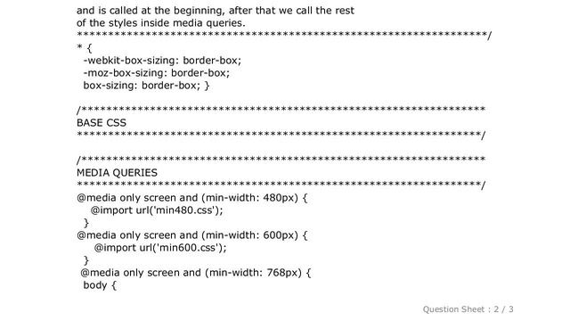 CSS : @import styles not working in a media query смотреть онлайн