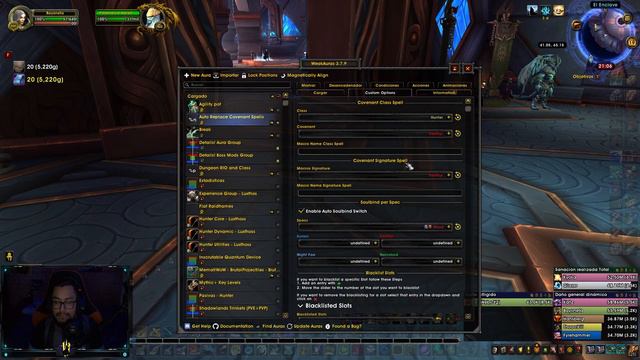 WEAKAURA PARA CAMBIAR DE PACTO AUTOMÁTICAMENTE CON UN SOLO CLICK | SHADOWLANDS 9.2 ETERNITY´S END смотреть онлайн