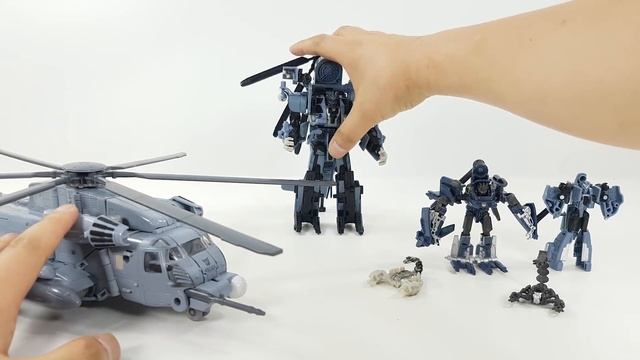 Transformers Legend Commander Voyager Leader Class Decepticon BLACKOUT Helicopter Vehicle Robot Toy
