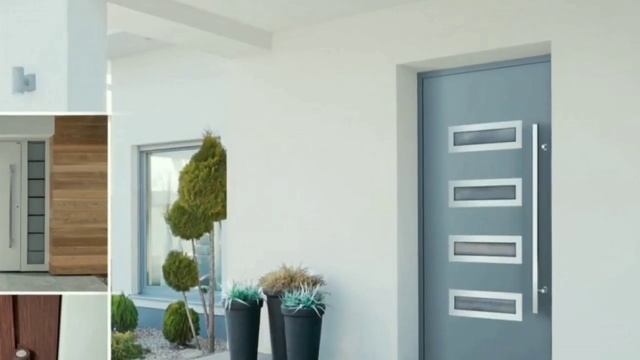 Современные алюминиевые двери Wisniowski — Уличные входные двери с терморазрывом для дома смотреть онлайн