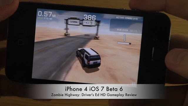 Zombie Highway: Driver's Ed iPhone 4 iOS 7 Beta 6 HD Gameplay Review смотреть онлайн