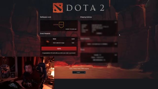 КАК ПОЛУЧИТЬ АЕГИС 2022 В DOTA 2 смотреть онлайн