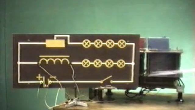 Нарастание тока в цепи с большой индуктивностью смотреть онлайн