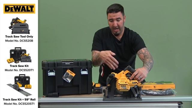 DeWALT DCS520 FlexVolt 60V MAX Cordless Track Saw смотреть онлайн
