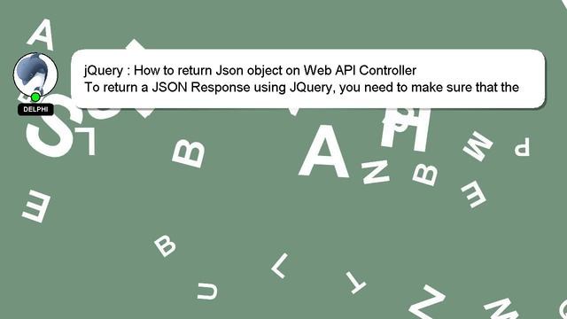 jQuery : How to return Json object on Web API Controller смотреть онлайн