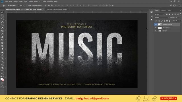 3D TEXT EFFECT PSD FILE - FREE DOWNLOAD | Title Effect in Photoshop | Free Open PSD Files смотреть онлайн