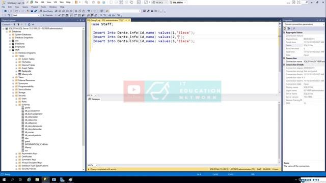 SQL Server 2019 - 49 - Data insertion смотреть онлайн