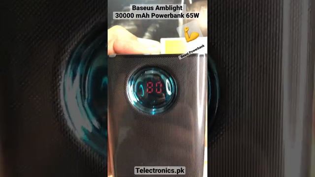 Baseus Power Bank 30000mAh 65W PD3.0 Quick Charging | Short Unboxing | Telectronics Pakistan смотреть онлайн