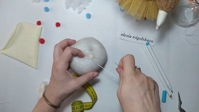 Шьем голову кукле\Как сшить голову текстильной кукле смотреть онлайн