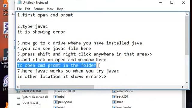 Part 1: How To Run Java Programs in cmd prompt смотреть онлайн