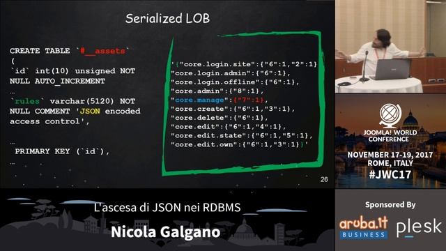 L'ascesa di JSON nei RDBMS - Nicola Galgano смотреть онлайн
