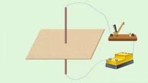 Опыт с прямым проводником