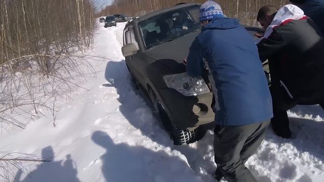 PAJERO SPORT на Заснеженном Полигоне / Overshtag4x4