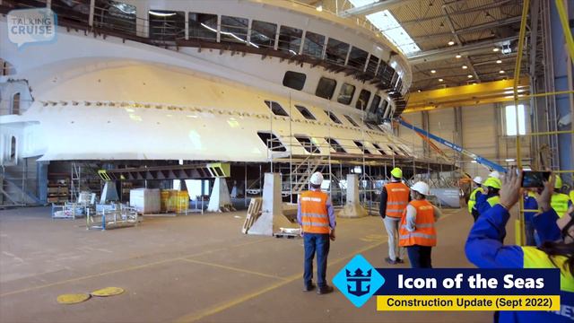Icon of the Seas | Construction Update (Sept 2022) смотреть онлайн