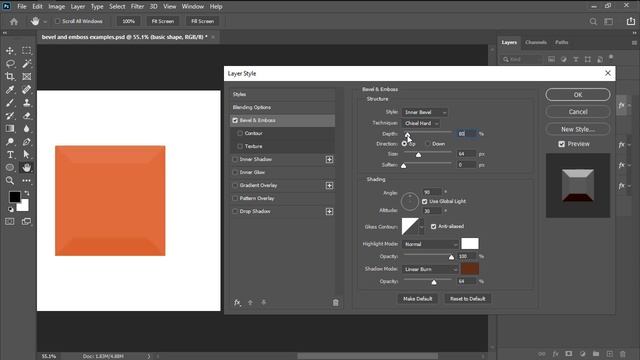 The Comprehensive Guide to Bevel and Emboss in Photoshop смотреть онлайн