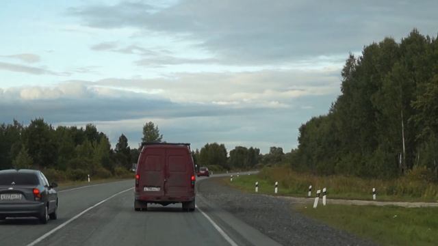 Дороги России. Движемся на север. Подъезжаем к Тобольску. смотреть онлайн