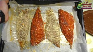 Скумбрии в духовке со вкусом краба, простой рецепт вкуснейшего блюда из рыбы в духовке за 10 минут.