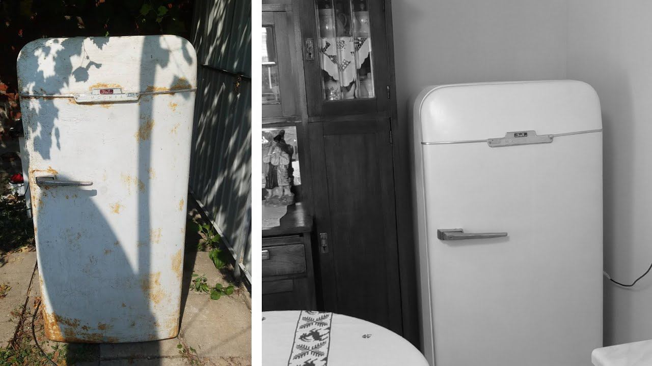 Восстановление ретро холодильника ЗИЛ смотреть онлайн