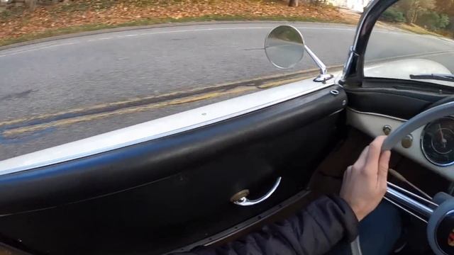 1956 Porsche 356A Speedster - POV Test Drive By Tedward (Binaural Audio) смотреть онлайн