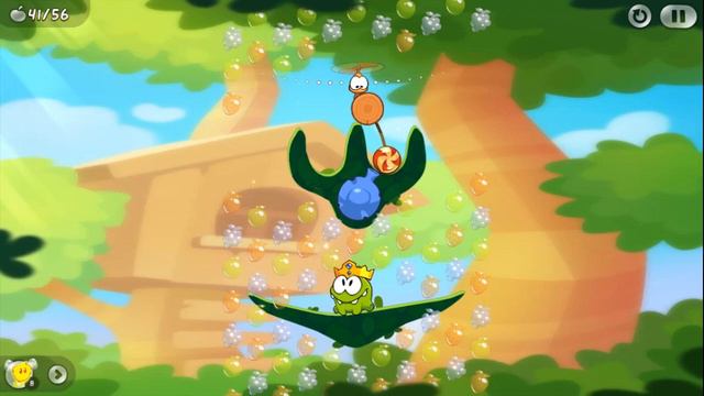 Ам Ням. Cut the Rope 2 - #4 (уровни 21-24) Прохождение на 3 звезды! Детское видео, игра как мультик смотреть онлайн