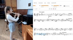 2023.01.12 Семенчукова Ольга (блокфлейта, 1 класс)