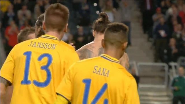 Zlatan Ibrahimovic's famous 30-yard bicycle kick vs England смотреть онлайн